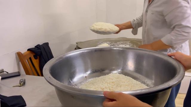 Popular street food. Pilaf | At the wending hall, Asian dish Uzbekistan