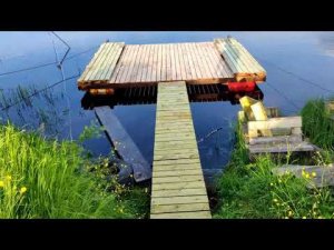 Делаем пирс(на бочках) наступая на все грабли.