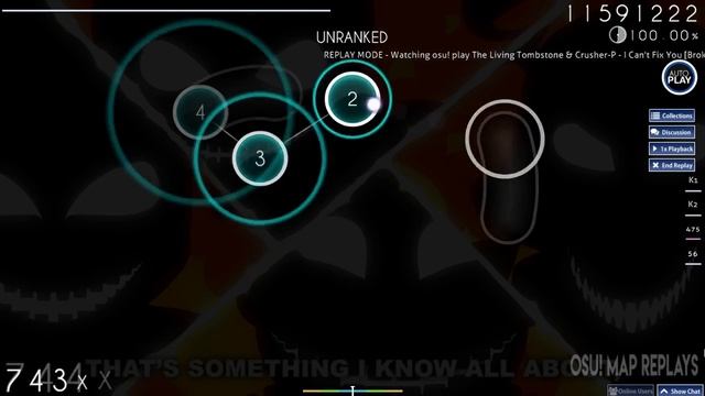 [Osu! Map] - I Can't Fix You - The Living Tombstone - Broken смотреть онлайн