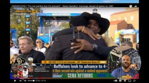 Deion Sanders Gets Emotional With Michael Irvin While Giving Skip Bayless His Flowers