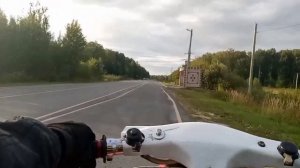 Небольшое путешествие на мотороллере Электрон 1974г по прозвищу "ТиРеКс" 143км???????
