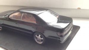 ЧЕРНЫЙ САМУРАЙ! ОБЗОР СБОРНОЙ МОДЕЛИ 1:24 TOYOTA CHASER 90 ОТ AOSHIMA. СБОРНАЯ МОДЕЛЬ АВТОМОБИЛЯ.