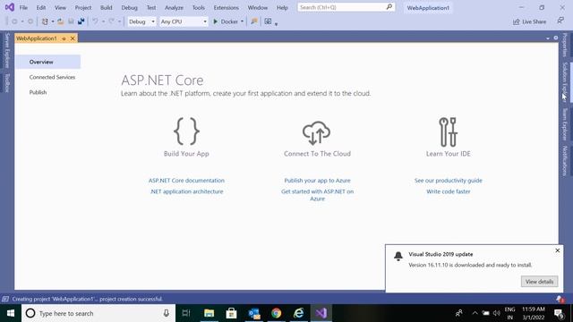 How to add docker in .Net Core Application смотреть онлайн