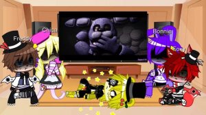 Fnaf 1 reacts Bonnie's voice || Fnaf