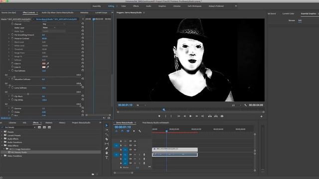How to Retouching Faces in Video using Beauty Studio Plugin for Adobe Premiere Pro смотреть онлайн