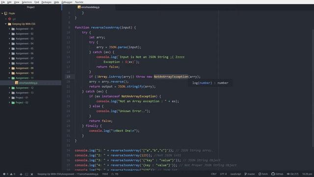 Error Handling in JavaScript With Example