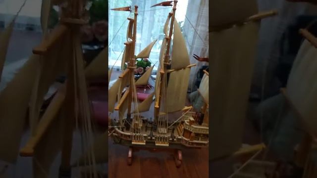 Авторские работы парусников из дерева смотреть онлайн