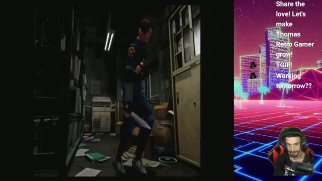 THOMAS RETRO GAMER  PLAYS "RESIDENT EVIL 2  OG CLASSIC ON PS1  PLAYTHROUGH" (PART 1 OF 4 STREAMS)