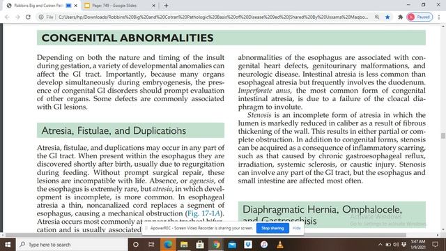 CONGENITAL ABNORMALITIES OF THE GIT (LECTURE 1) | ROBBINS AND COTRAN смотреть онлайн