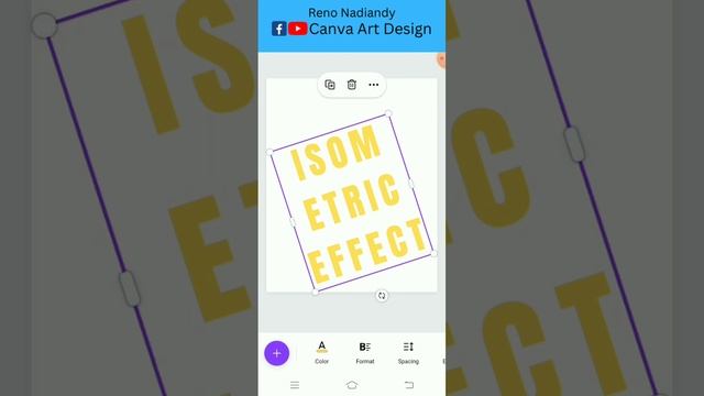 Isometric Font Effect | Canva Art Design Tutorial For Beginners смотреть онлайн
