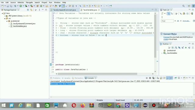 Java Variables | Java Tutorial for Beginners | Class 2 | Java Full Course смотреть онлайн