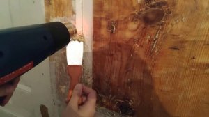 how to remove paint from wood doors. как снять краску с дверей с дерева.