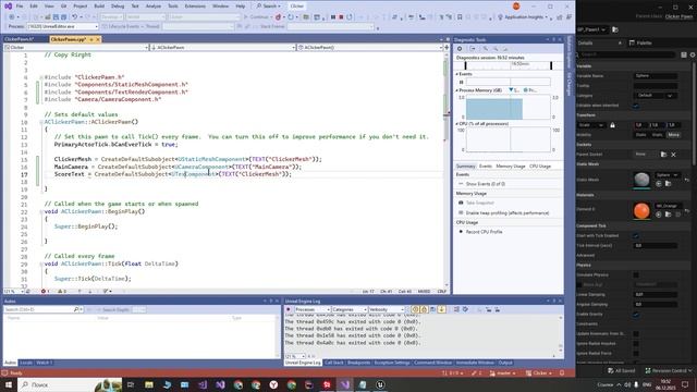 Unreal Engine 5 C++ Создание игры Cookie Clicker/ #2 Функция добавления очков