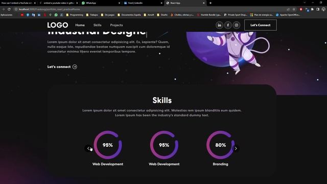React App - Portfolio tutorial смотреть онлайн