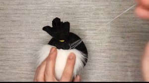 Гном из носка, подарок поделка на новый год, мастер класс