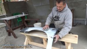 Заклëпки. ремонт крыла без сварки.VW Гольф 3(будет  жить ?) !!!??