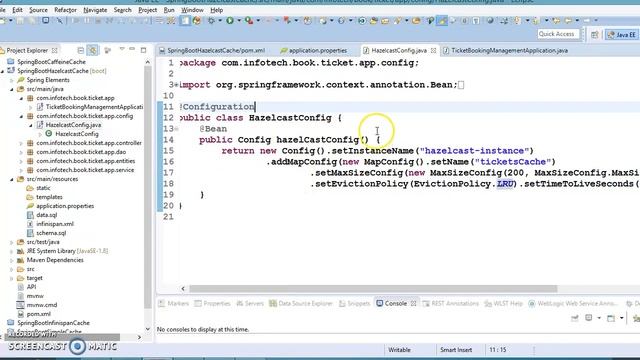 94.Spring Boot Hazelcast cache example смотреть онлайн
