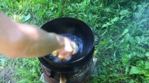 КАЗАН-КЕБАБ в казане на костре!!!