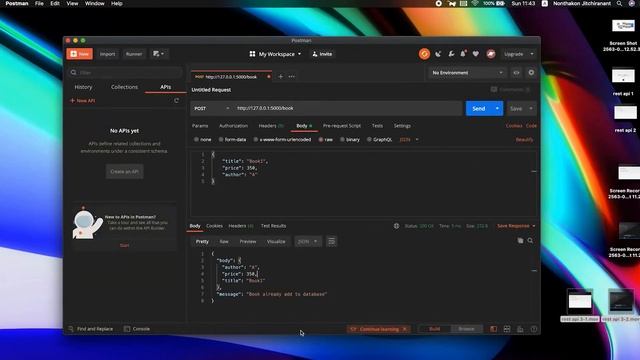 คอร์สเรียน Python API (REST) with Flask