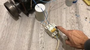 Подключение двигателя 380х220Вт, без пускового конденсатора. Схема подключения.