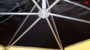 Палатка-зонт зимняя HELIOS NORD-2 с дышащим верхом (желтый/черный)