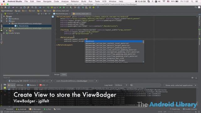 ViewBadger - TheAndroidLibrary смотреть онлайн