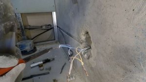 Перенос электро плиты на новое место, наращивание силового  провода, бюджетный вариант.