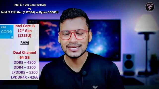Intel i3 12th Gen vs Intel i3 11th Gen vs Ryzen 3 5300U | Which is Better ? смотреть онлайн