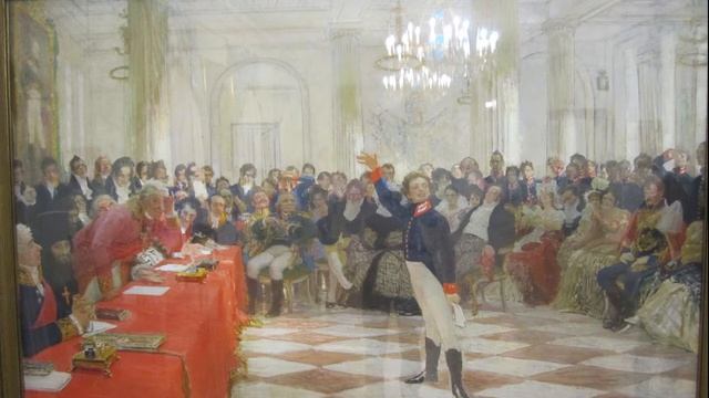 Илья Репин. Выставка картин, посвящённая А.С. Пушкину, в музее усадьбе Г.Р. Державина в Петербурге смотреть онлайн