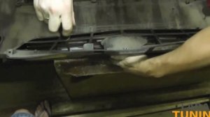 Установка тюнинг решетки радиатора на Лада Приора