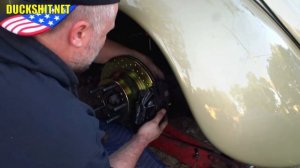 FIXED! Custom Porsche 944 Parking Brakes on 1956 VW BEETLE - 182