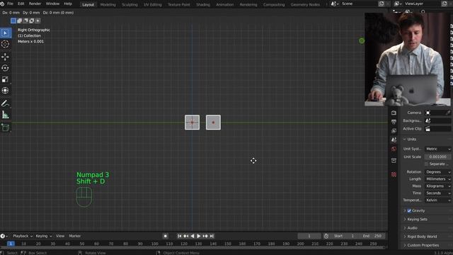 Команды Numpad в Blender | Виды спереди сбоку сверху | 3d Изучаем Blender 3.1 | 3.0 | 2.9 |