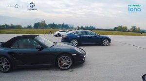 Porsche 911 & Porsche Taycan & Audi RS6 & Tesla Model S | Elektrik vs Benzin! | Drag&Rolling Yarışı