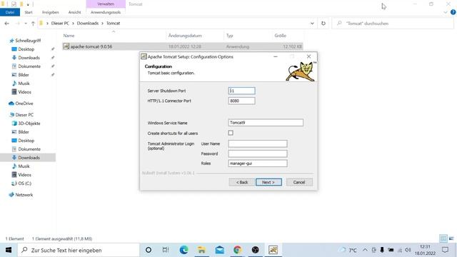 Java EE Tomcat - Tomcat installieren 1 | Java EE Tutorial deutsch