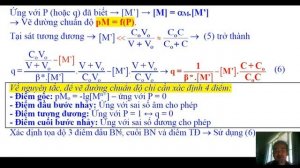 Chương 5 - Phương pháp chuẩn độ tạo phức - complexon - EDTA (lý thuyết) - Hồ Sỹ Linh