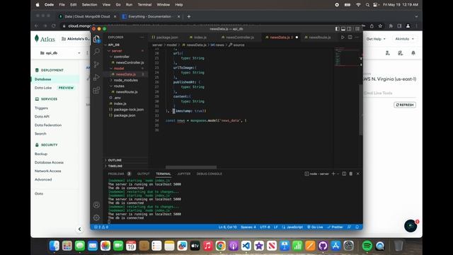 Efficient Backend Development: Sending API Response Data to MongoDB with React & Node.js (Express)