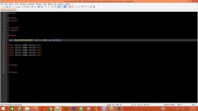 HTML, CSS and Bootstrap Tutorials : PART-1 #html #html5 #htmltutorial #bootstrap
