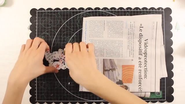 [ENG] Scrapbooking layout #014 / Tutorial / THE CUT SHOPPE Guest Design / Holly Jolly