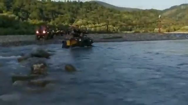 Квадроциклы в Лазаревском (река Аше) смотреть онлайн