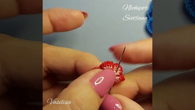 Вяжем крючком анютины глазки. Мотивы для ирландского кружева.
