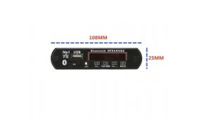 Mp3-плеер ARuiMei 2*15 Вт/2*25 Вт, Плата декодера 12 В, Bluetooth 5,0, 30 Вт/50 Вт, усилитель,