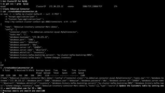 6 - CodeReady Containers - OpenShift4.1 - Change Data Capture solution with Debezium and Kafka