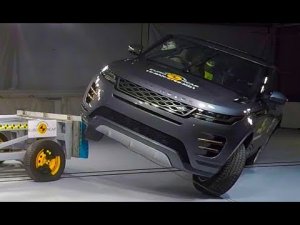 Краш-тест Range Rover Evoque 2020 - безопасный компактный внедорожник класса люкс.