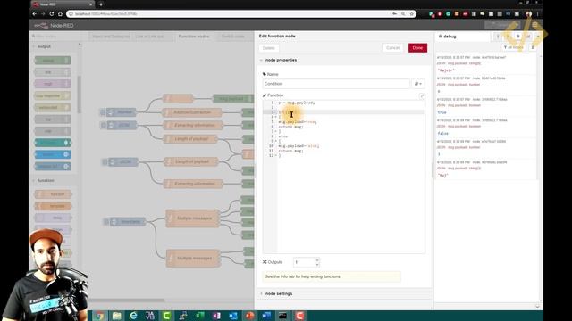 Node-RED Lesson 9- Function nodes смотреть онлайн