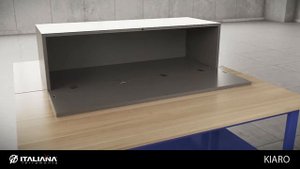 Механизм KIARO для открывания фасада вниз