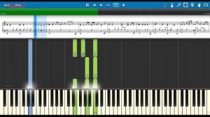 Григорий Лепс - Рюмка водки на столе на пианино (piano cover) [Synthesia] by 11ans11