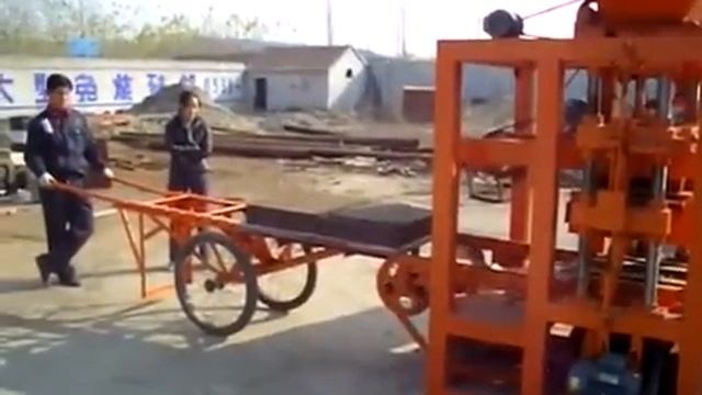 Полуавтоматическая линия для производства шлакоблоков, FET-CM4015 - LIVE с завода смотреть онлайн