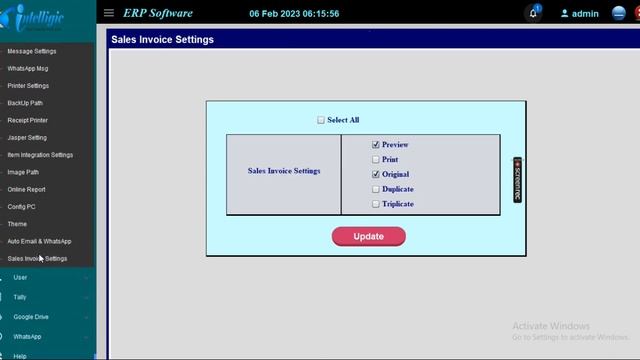 ERP Billing  Software JAVA