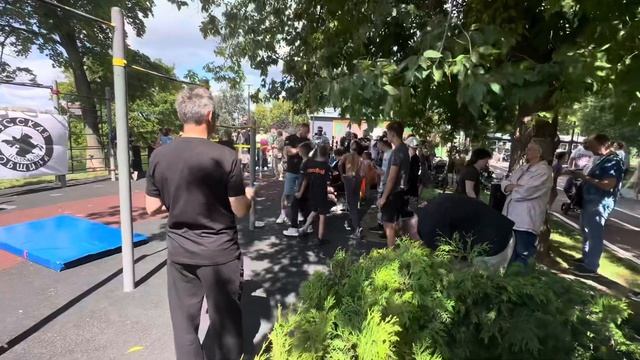 Северный человек Подольск, Чехов. Соревнования по воркаут в парке Талалихина. Подтягивание. смотреть онлайн
