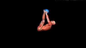 Передача мяча из рук в ноги в положении лежа Medicine Ball Hold And Grab